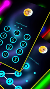 اسکرین شات برنامه Neon Launcher Theme 6