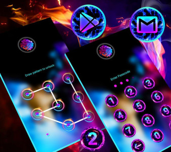 اسکرین شات 5 برنامه Smoke Colors Launcher Theme