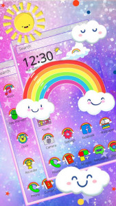 اسکرین شات برنامه Rainbow, Galaxy Themes & Live Wallpapers 3