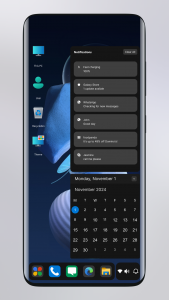 اسکرین شات برنامه Win 11 Launcher Pro 2