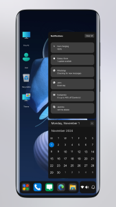 اسکرین شات 2 برنامه Win 11 Launcher Pro