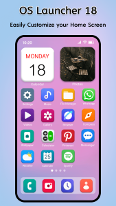 اسکرین شات 3 برنامه OS Launcher 18 - iLauncher OS