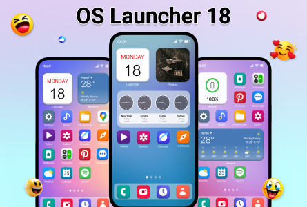 اسکرین شات 1 برنامه OS Launcher 18 - iLauncher OS