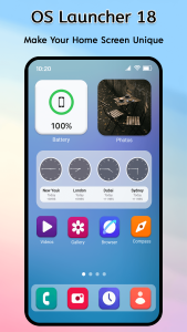 اسکرین شات 5 برنامه OS Launcher 18 - iLauncher OS