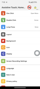 اسکرین شات برنامه Assistive Touch, Home Button 4