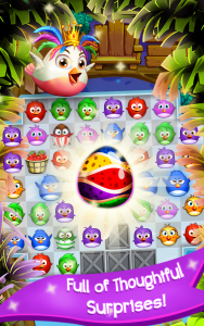 اسکرین شات 2 بازی Birds Pop Mania: Match 3 Games