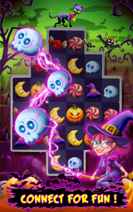 اسکرین شات 1 بازی Witch Connect - Halloween game