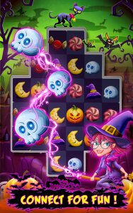 اسکرین شات بازی Witch Connect - Halloween game 1
