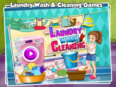 اسکرین شات بازی Laundry Washing Clothes - Laundry Day Care 6