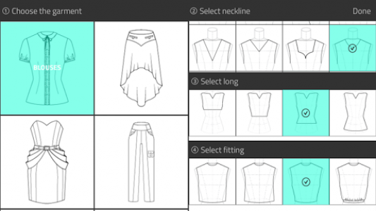 اسکرین شات برنامه Fashion Design Flat Sketch 1