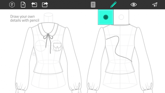 اسکرین شات برنامه Fashion Design Flat Sketch 5