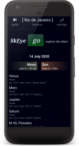 اسکرین شات برنامه SkEye | Astronomy 1