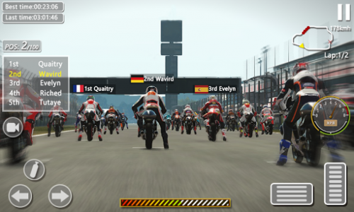 اسکرین شات بازی Bike Race Motogp Real Racing 3D 1