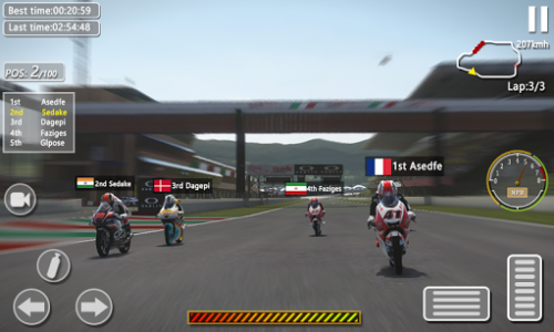 اسکرین شات بازی Bike Race Motogp Real Racing 3D 3