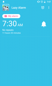 اسکرین شات برنامه Lazy Alarm Clock 6