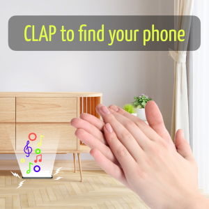 اسکرین شات برنامه Find my phone by clap PRO 2