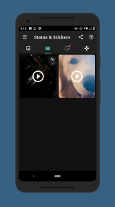 اسکرین شات 2 برنامه Status, Sticker Saver