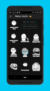 اسکرین شات 6 برنامه Status, Sticker Saver