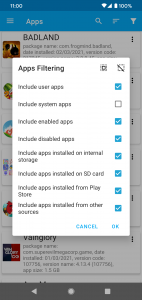 اسکرین شات برنامه App Manager 5