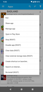 اسکرین شات برنامه App Manager 3