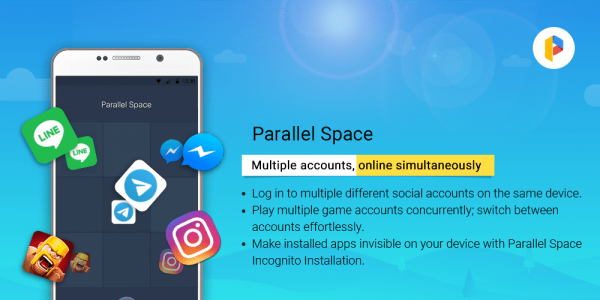 اسکرین شات برنامه Parallel Space - app cloning 5