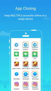 اسکرین شات 1 برنامه Parallel Space - app cloning