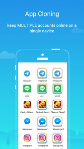 اسکرین شات 1 برنامه Parallel Space - app cloning