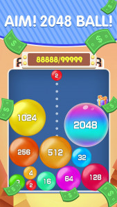 اسکرین شات بازی Lucky 2048 - Win Big Reward 1