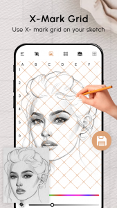 اسکرین شات برنامه AI Grid Art : Draw Art 6