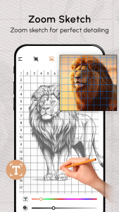 اسکرین شات برنامه AI Grid Art : Draw Art 4