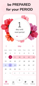 اسکرین شات برنامه My Calendar - Period Tracker 2