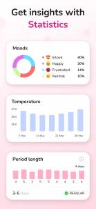 اسکرین شات برنامه My Calendar - Period Tracker 5