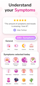 اسکرین شات 4 برنامه Period Tracker and Calendar