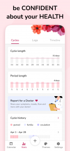 اسکرین شات برنامه My Calendar - Period Tracker 4