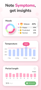 اسکرین شات 5 برنامه Period Calendar, Cycle Tracker