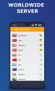 اسکرین شات برنامه Free VPN Proxy - Unlimited Shield & Secure Hotspot 1