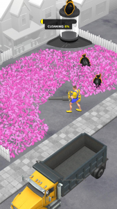 اسکرین شات بازی Leaf Blower—City Cleaning Game 1