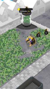 اسکرین شات بازی Leaf Blower—City Cleaning Game 2