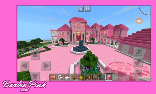 اسکرین شات برنامه Mod Barbie Pink MCPE 1