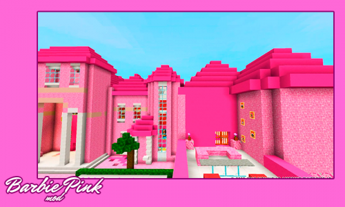 اسکرین شات برنامه Mod Barbie Pink MCPE 2