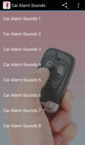اسکرین شات برنامه Prank Car Alarm Sounds 1