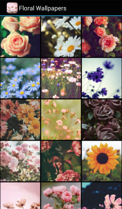 اسکرین شات برنامه Floral Wallpapers 1