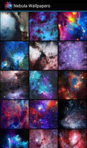 اسکرین شات برنامه Nebula Wallpapers 2