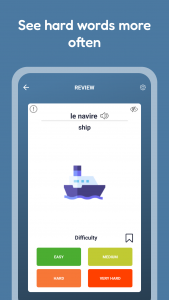 اسکرین شات برنامه Learn French Vocabulary Words 6