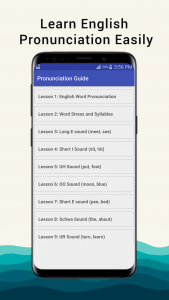 اسکرین شات برنامه English Pronunciation 2