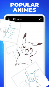 اسکرین شات 4 برنامه How to Draw Anime - Mangaka