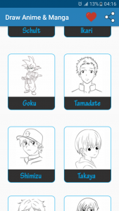اسکرین شات برنامه Draw Anime & Manga 1