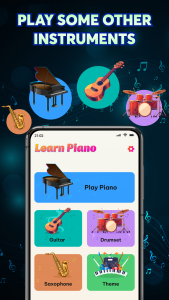 اسکرین شات 1 برنامه Musical Instrument-Learn Piano