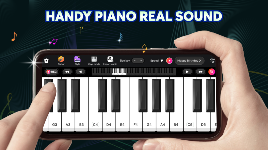 اسکرین شات 2 برنامه Musical Instrument-Learn Piano