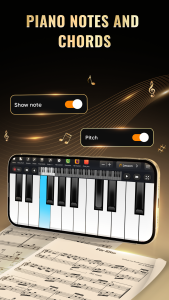 اسکرین شات 6 برنامه Learn Piano - Piano Keyboard